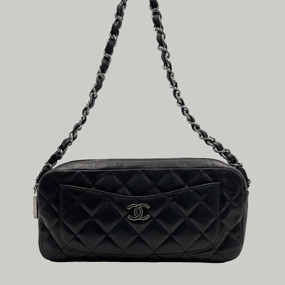 Chanel Lambskin Quilted Camera Bag